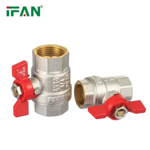 Butterfly Handle Brass Ball Valve FF