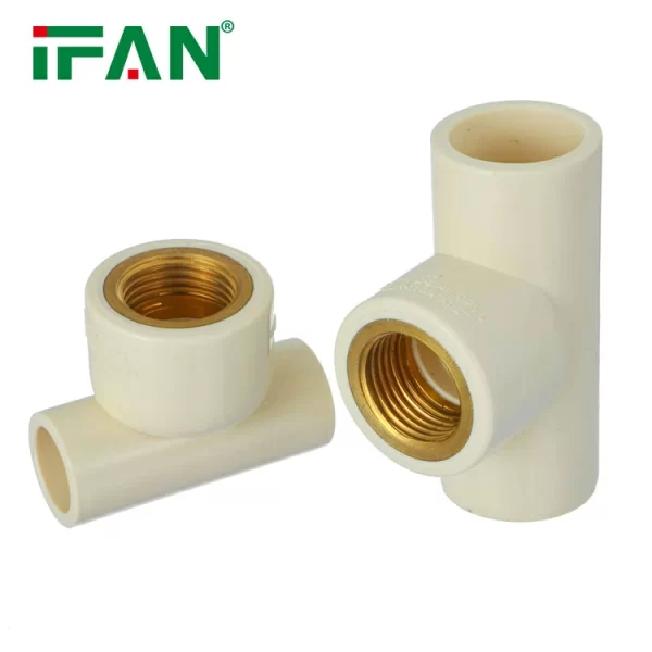 Raccords PVC té femelle