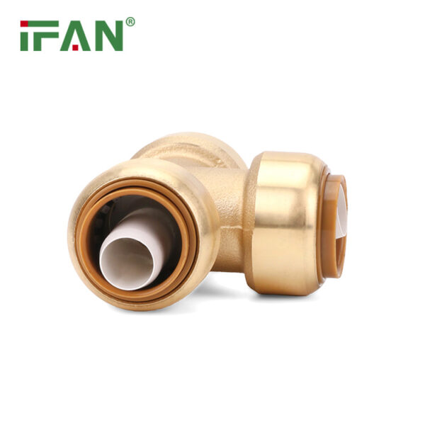 CSA B137 Raccords à compression enfichables PEX en laiton tee - 图片 3