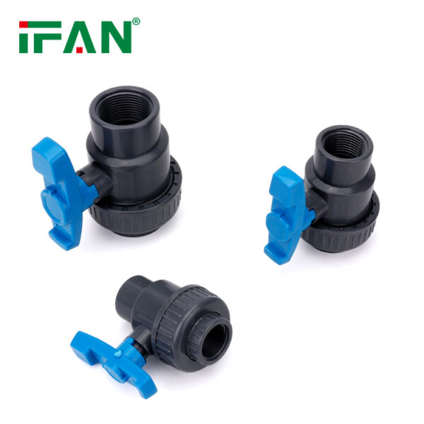 Vannes à boisseau sphérique en PVC ASTM F441/F441M - 图片 3