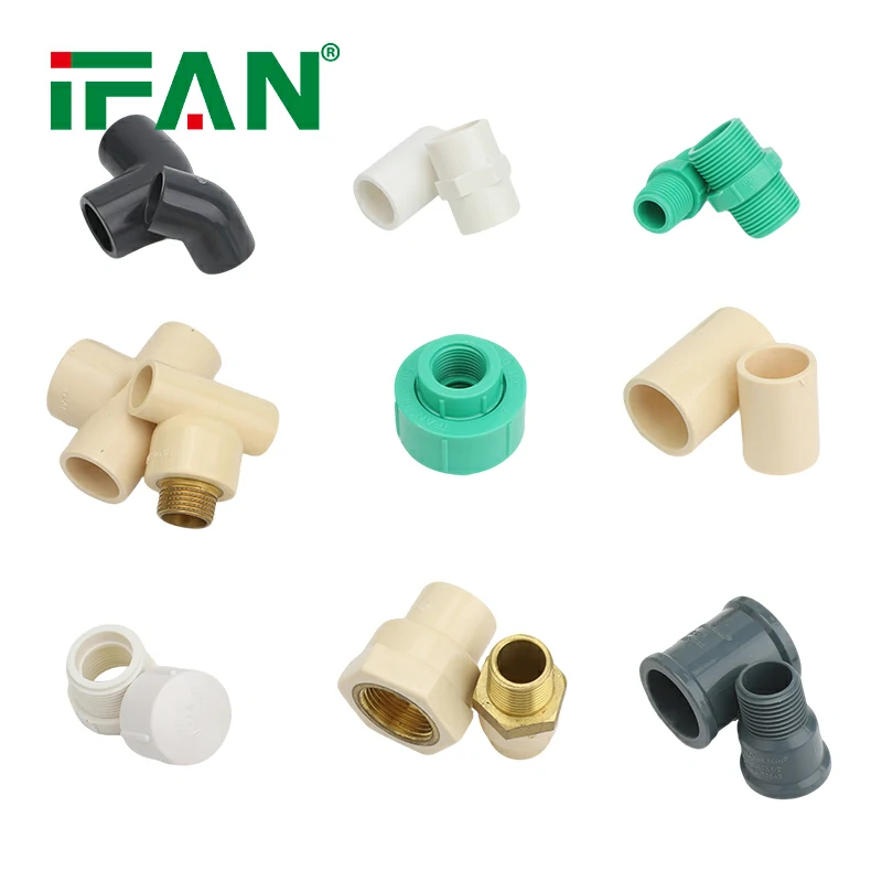 Raccords et tube PVC d'évacuation