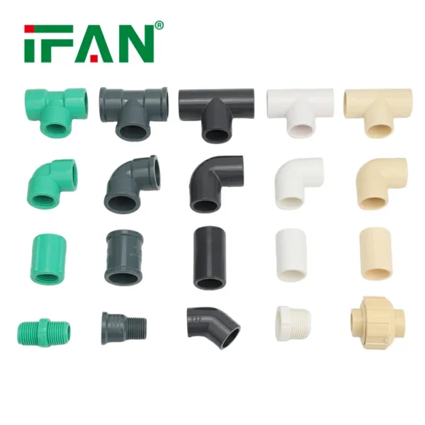 Raccord et tube PVC