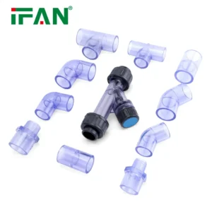 tuyau transparent en PVC-U