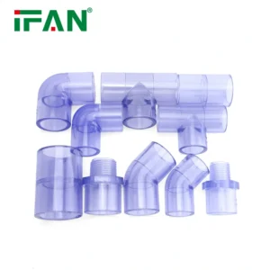 tuyaux et raccords PVC-U transparents