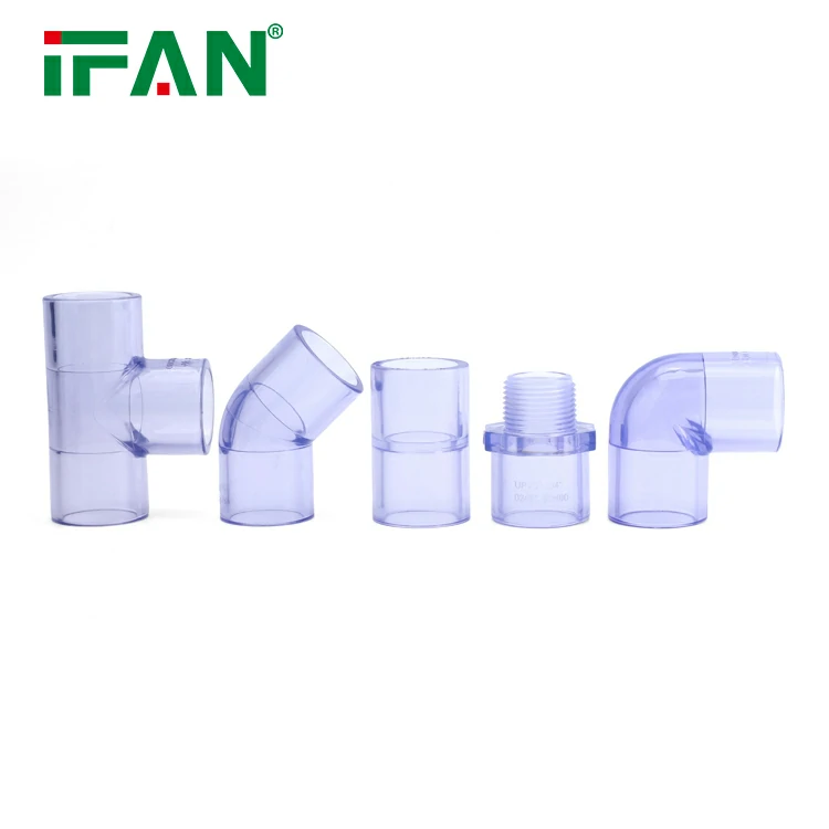 tuyaux et raccords PVC-U transparents