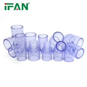 raccord à coller en PVC-U transparent