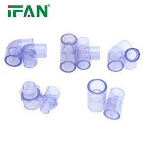 tube transparent en PVC avec manchons